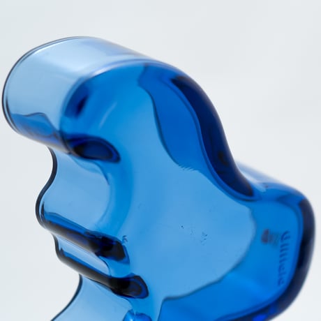 Iittala｜Aalto Collection｜bowl 136mm｜clear & ultramarine blue