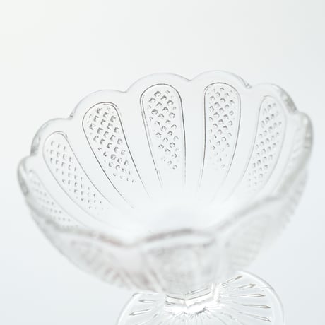 Nuutajarvi｜sugar bowl H8cm｜clear｜03