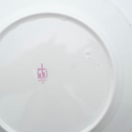 Arabia｜Pekka｜plate φ21cm｜gold｜3
