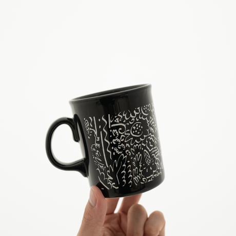 Marimekko｜mug φ8cm｜black