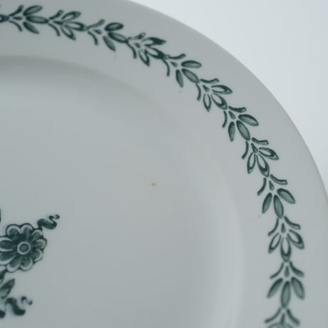 Old Arabia｜plate 23cm｜green｜flower