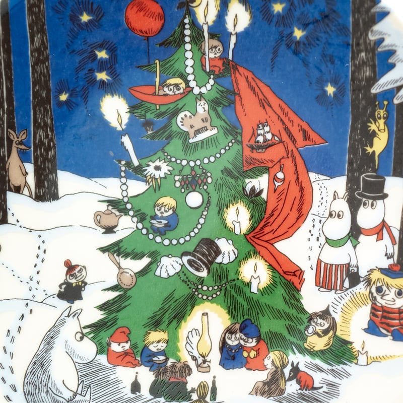 Arabia｜Christmas plate｜Moomin | lumikka shop