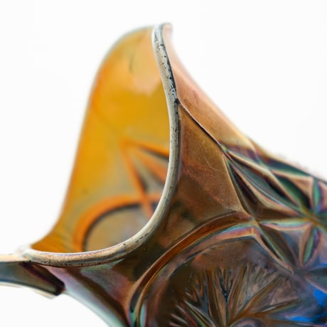 Riihimaki｜Carneval glass｜creamer φ7.4cm