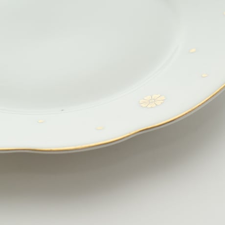 Arabia｜Z model｜plate φ17cm｜dots and flowers