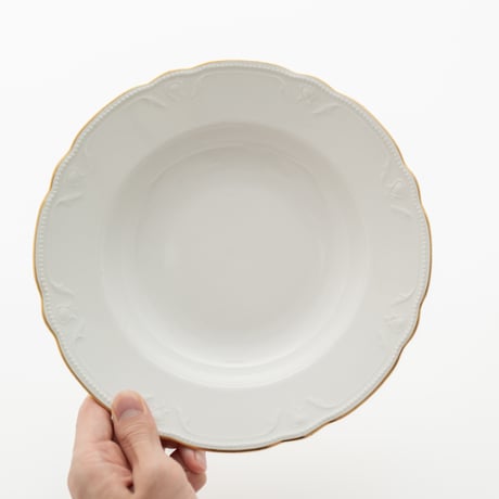 Old Arabia｜Siro｜soup plate φ23.5cm｜gold line｜1