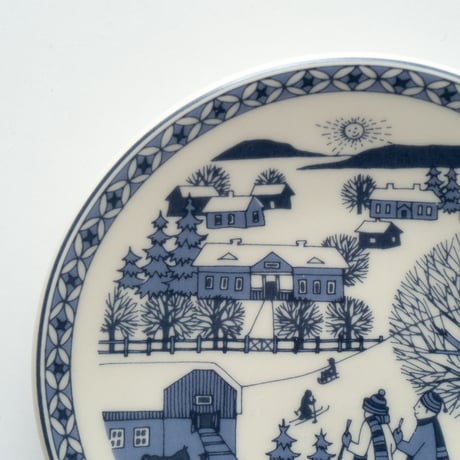 Arabia｜Wall plate｜winter