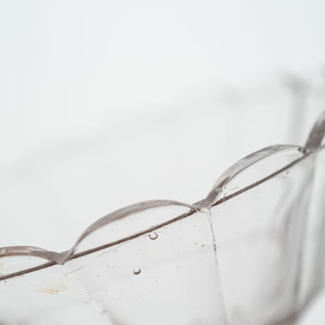 Nuutajarvi｜glass bowl φ12.4cm｜nötsjö stamp