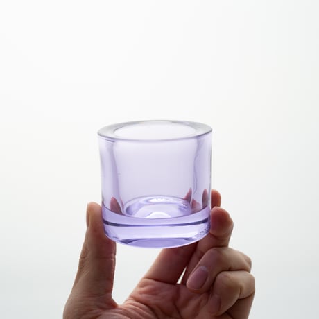 Iittala｜Kivi｜candle holder｜light lilac