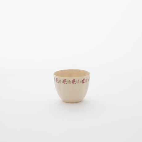 Arabia｜cup φ7.5cm｜pink flower and gold line