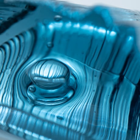Iittala｜glass paperweight｜Midnight sun｜M｜2