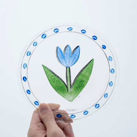 KostaBoda｜Tulipa｜plate 19cm｜blue｜2