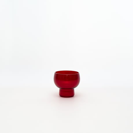 Nuutajarvi｜1119｜glass φ6.5cm｜red