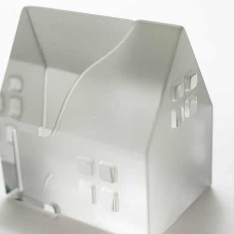 Iittala｜Village｜glass object｜1987｜Postman’s cottage