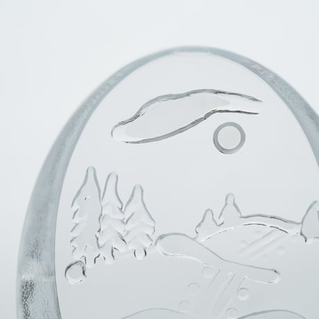 Iittala｜glass object｜ski track