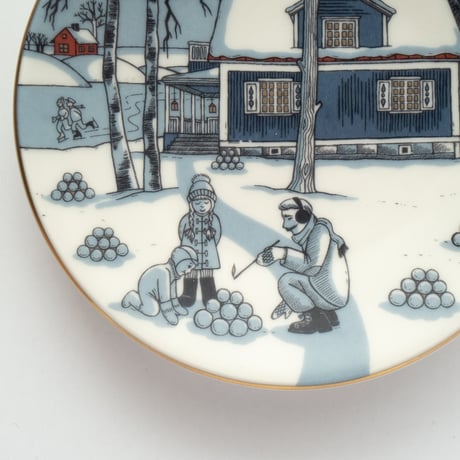 Arabia｜Christmas plate｜Tove｜1994
