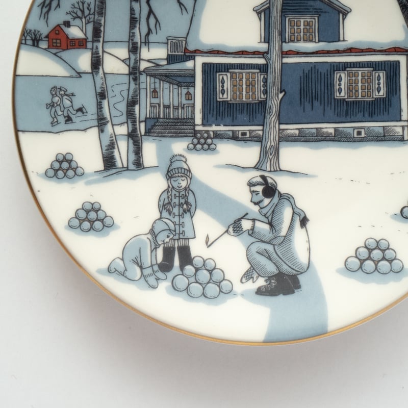 Arabia｜Christmas plate｜Tove｜1994 | lumikka shop