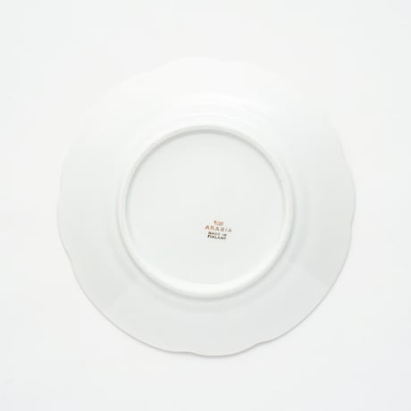 Arabia｜Z model｜plate φ17cm｜dots and flowers