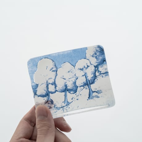 Arabia｜Helja｜glass card｜The silence of snow｜S