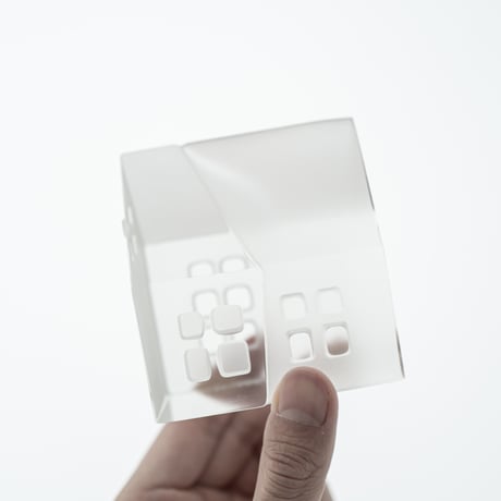 Iittala｜Village｜glass object｜1987｜Postman’s cottage