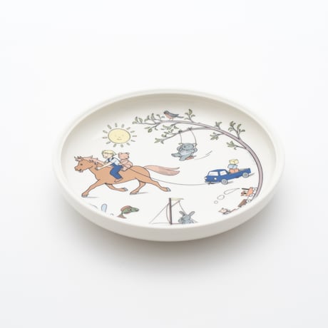 ARABIA｜Pieni ratsastaja｜plate φ18.5cm