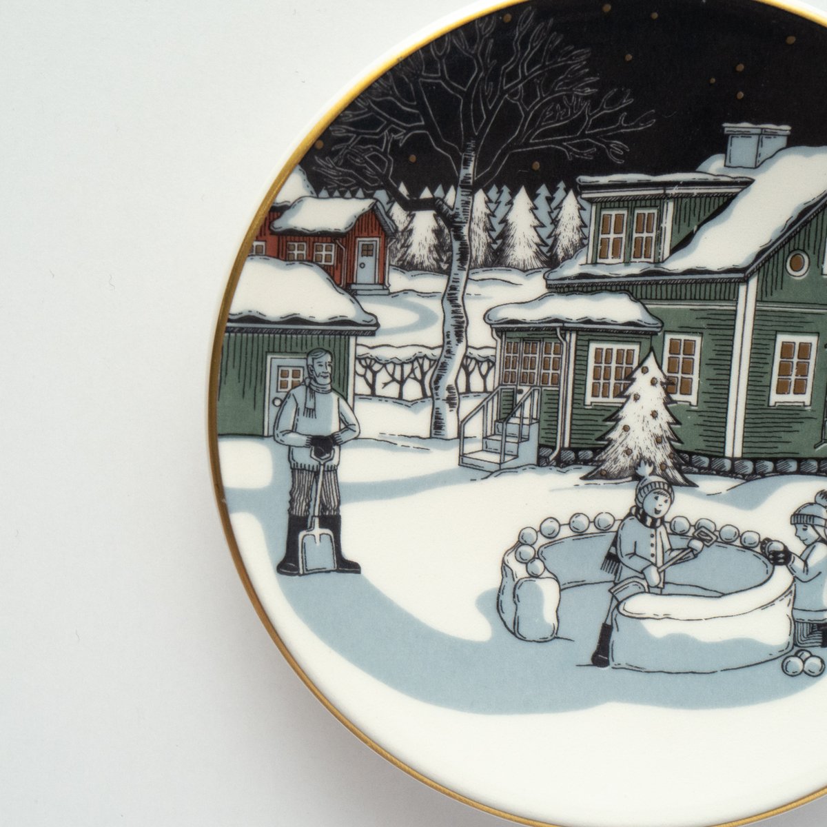 Arabia｜Christmas plate｜Tove｜1997 | lumikka shop