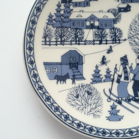 Arabia｜Wall plate｜winter