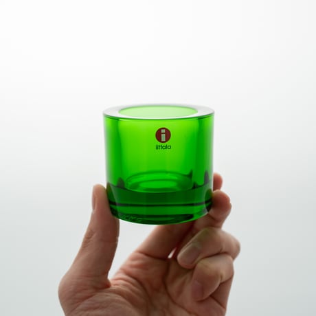 Iittala｜Kivi｜candle holder｜green