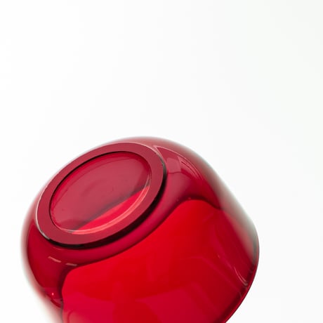 Nuutajarvi｜5577｜sugar bowl φ9cm｜red