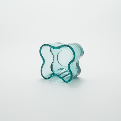 Iittala｜Aalto Collection｜candle holder H55mm｜mixed color(sea blue)