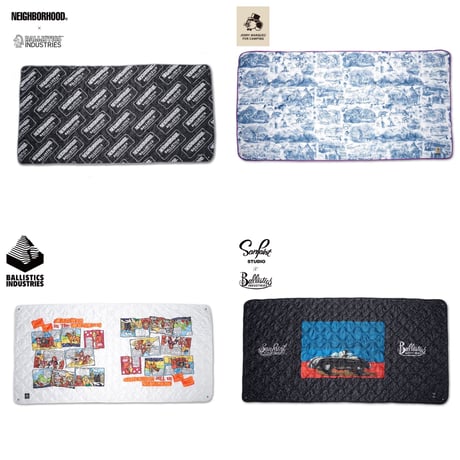 新品 BALLISTICS × NEIGHBORHOOD キルトブランケット 黒 バリスティクス ネイバーフッド キルトブランケット BALLISTICS