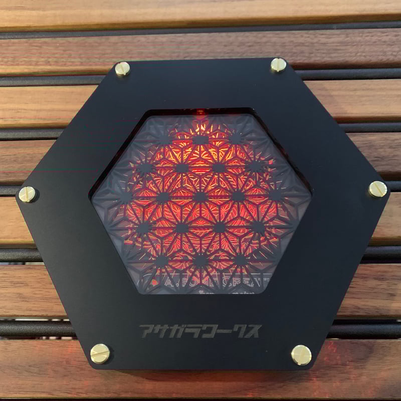 アサガラワークス LED コースターマットブラック