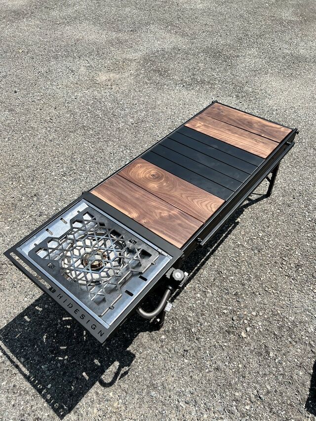 HIDEOUTcraft ラーテルワークス ウッドパネルテーブル サイドパネル WOOD PANEL TABLE（ウッドパネルテーブル）｜PRODUCT｜ラーテル