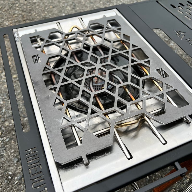 HIDEOUTcraft RWサイドパネル-スノーピーク フラットバーナー対応