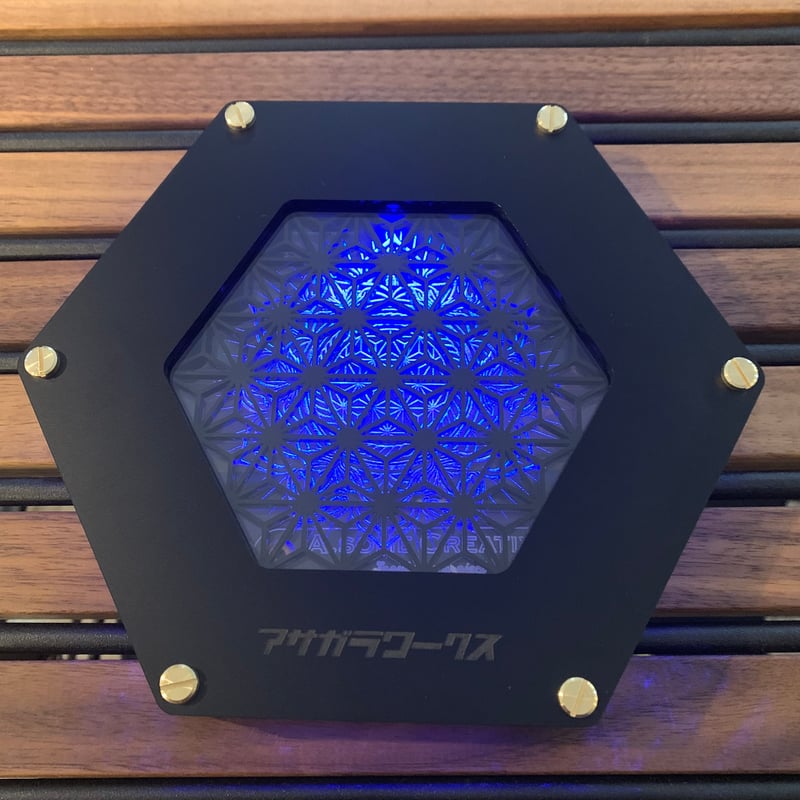 アサガラワークス LED コースターマットブラック