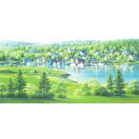 笹倉鉄平「エデルシュタイン村へ」 | 元町コンフォート・ギャラリー