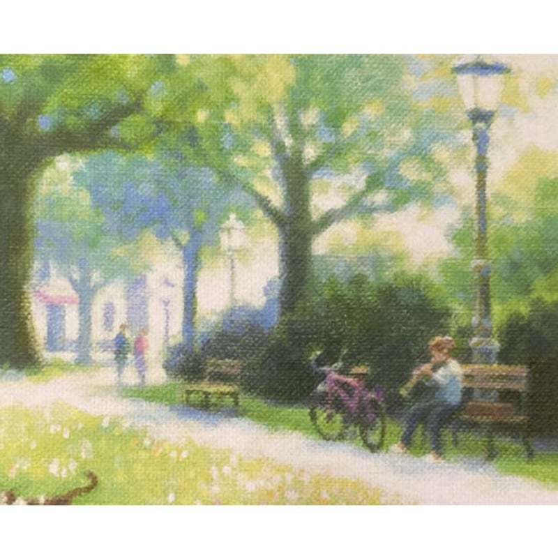 笹倉鉄平「春・こもれび揺れる」 | 元町コンフォート・ギャラリー