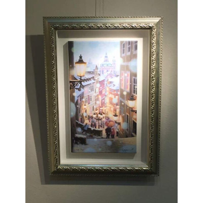 笹倉鉄平『聖ミクラーシュ教会、雪の眺望』 | 元町コンフォート