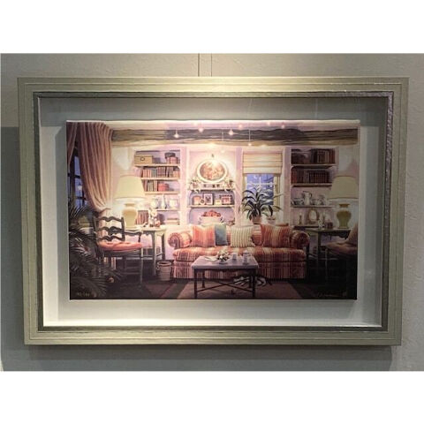 【新品】笹倉鉄平 『お気に入りの居場所』　ポスター 額付　アクリル fit=scale-down,w=1200