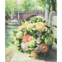 笹倉鉄平「ユトレヒトの花束」～Bouquet on a Bench～