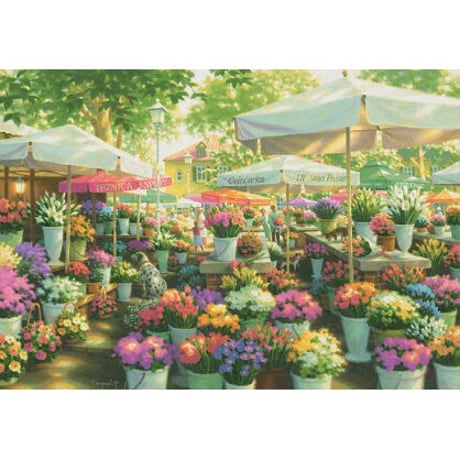 笹倉鉄平「スプリトの花市」～Flower Market in Split～