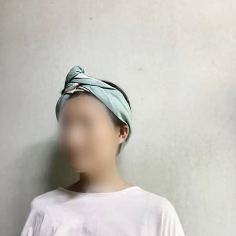 WIRE turban / 日本製organic linen / silk linen