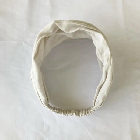 【完売】リネン　ブランド生地　/ 3way ターバン　/ 日々のターバン