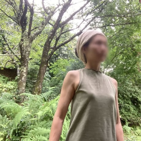 【完売】3way くしゅくしゅ turban  /  linen Gaze