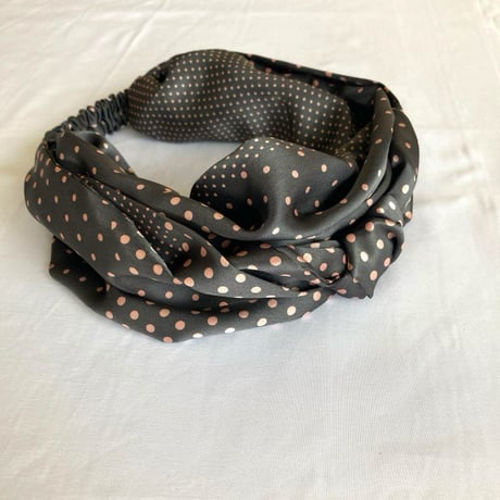 サテン / arrange ribbon turban / short type