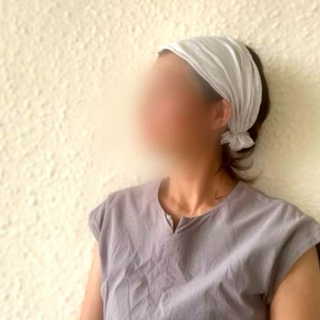 【完売】リネン　ブランド生地　/ 3way くしゅくしゅturban