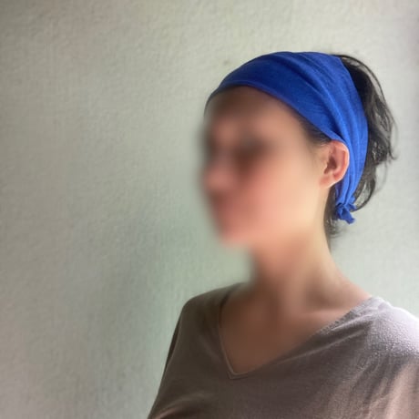 3way  くしゅくしゅ turban / 日本製　organic stretch linen