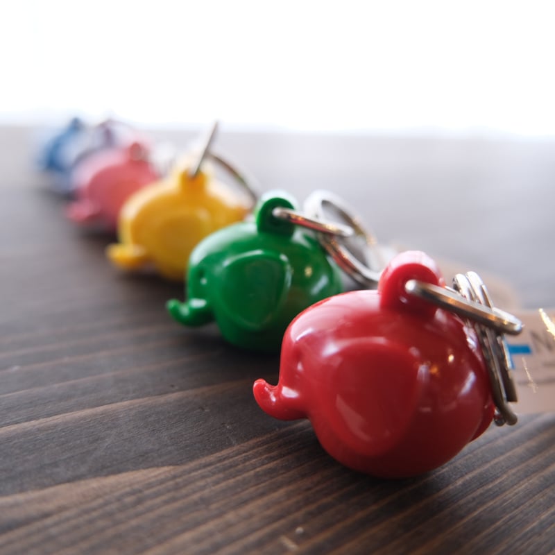 エレファントキーホルダー（全9色） | リスノ雑貨店