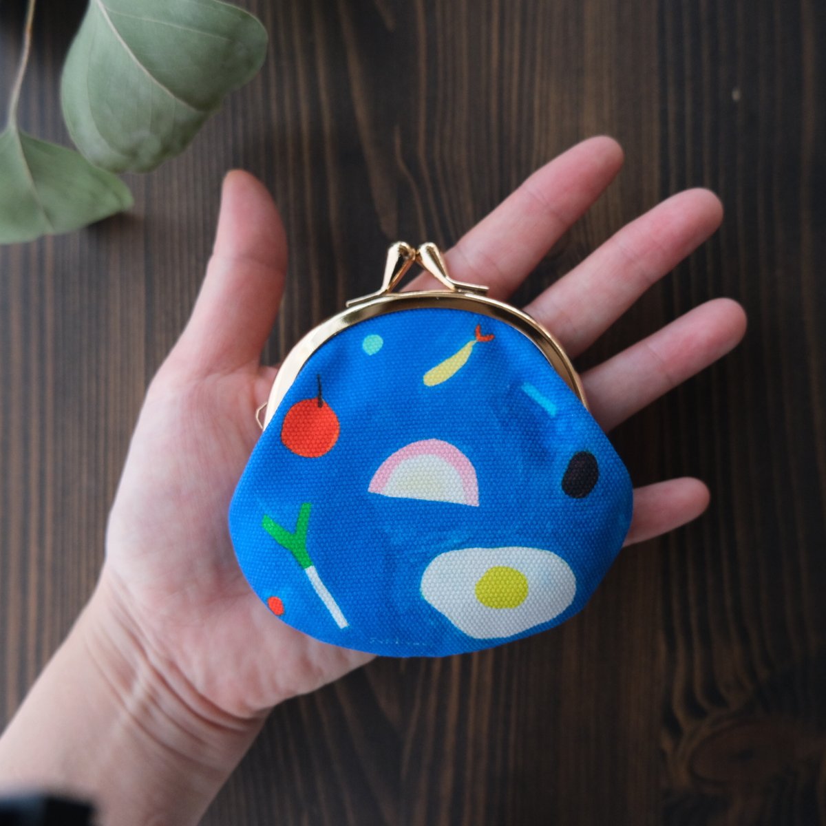 がま口ポーチ / Subikiawa.（おべんとう） | リスノ雑貨店