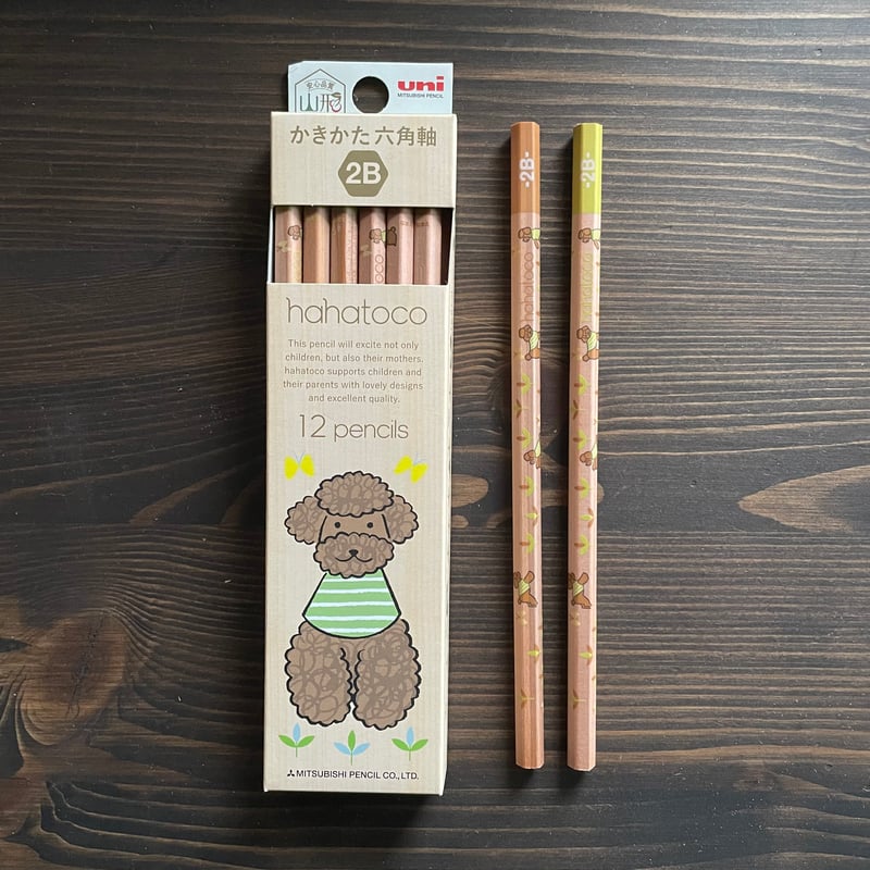 三菱鉛筆-hahatoco[2B / B] / 1ダース(12本入) | リスノ雑貨店