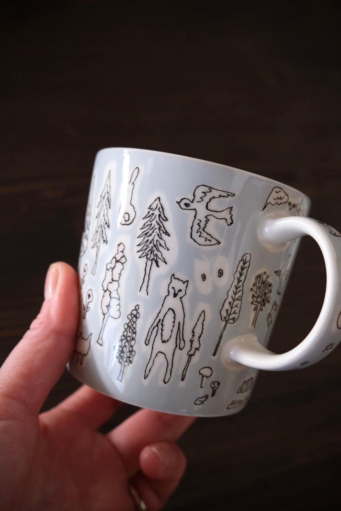 ♡ミナペルホネン×イッタラ フォレストライフ　マグカップ　プレート 日本限定 日本限定】イッタラ × ミナペルホネンマグ / フォレストライフ